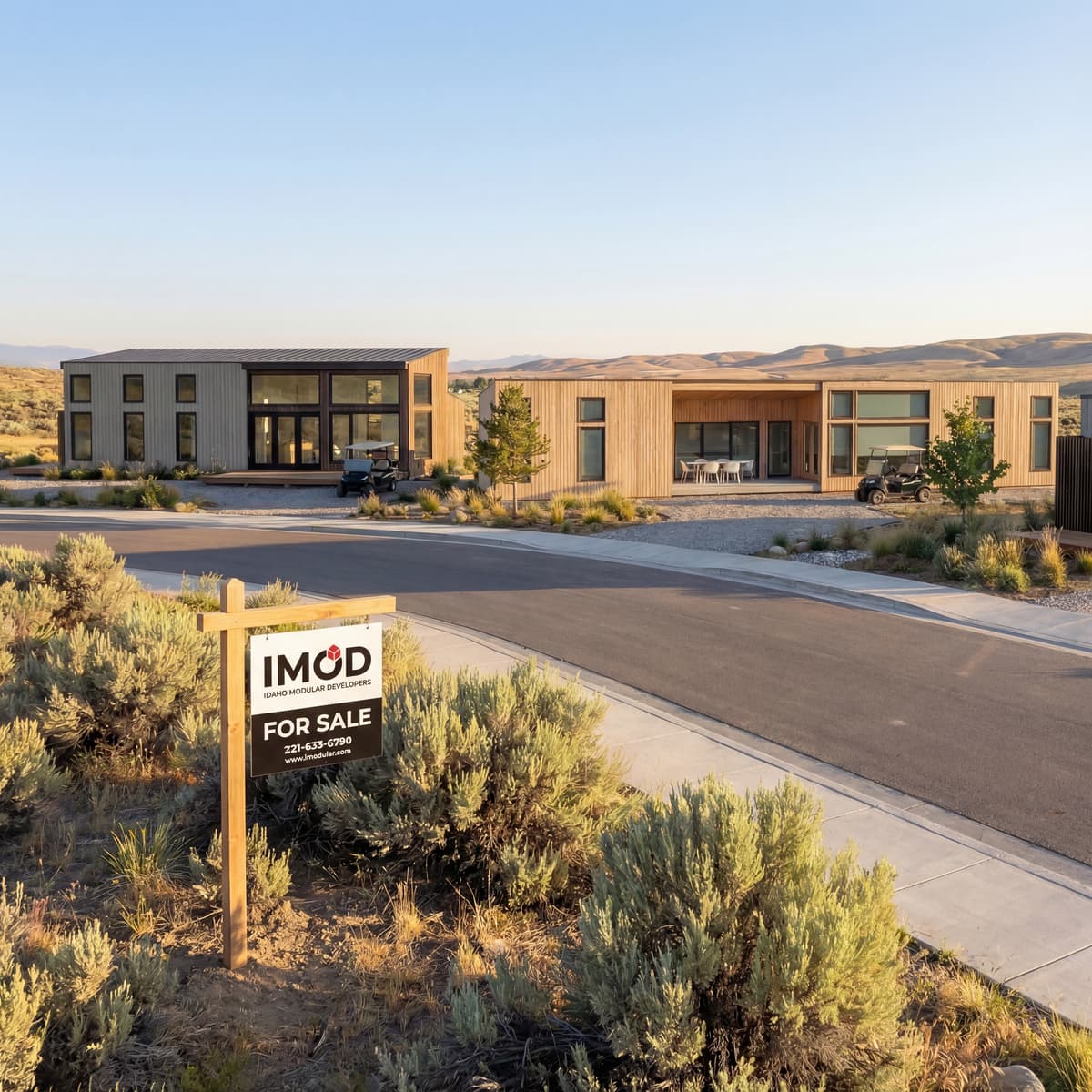 Montera homes in a modern subdivision development